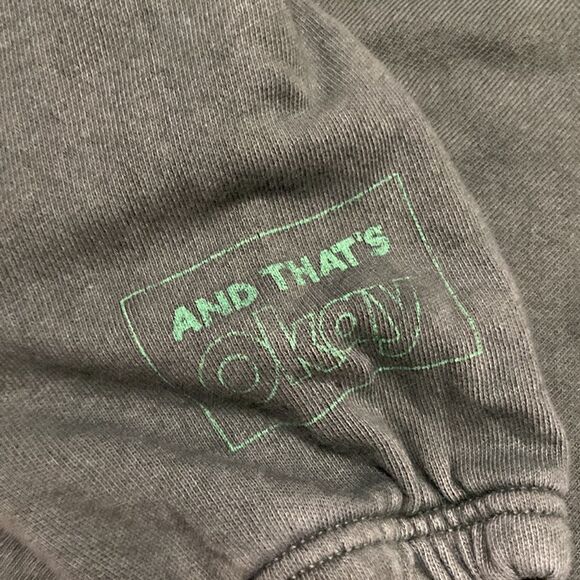 NWT Aerie Offline Running Late Tie Crewneck Sweater size Large - Picture 6 of 11